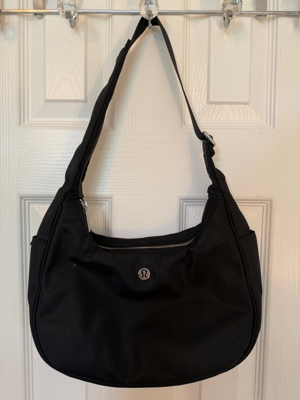 Lululemon Black Shoulder Hobo Bag